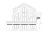 Mountain Rustic House Plan - Pine Haven Lakeshore 2 10889 - Left Exterior