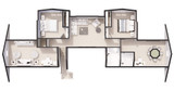 Farmhouse House Plan - Silverbell Ranch 18633 - 2nd Floor Plan Dollhouse - 