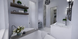 Farmhouse House Plan - Silverbell Ranch 18633 - Master Bathroom