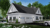 Farmhouse House Plan - Misty Falls 60386 - Left Exterior
