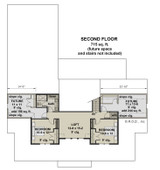Farmhouse House Plan - Misty Falls 60386 - 2nd Floor Plan