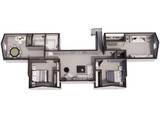 Farmhouse House Plan - Misty Falls 60386 - 2nd Floor Plan Dollhouse - 