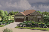 Traditional House Plan - Springhill 61514 - Front Exterior