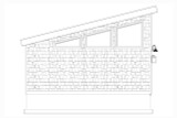 Contemporary House Plan - Hudson Garage 89184 - Left Exterior