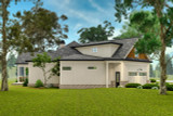 Craftsman House Plan - Snowfall 35798 - Left Exterior