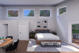 Modern House Plan - Johnstone Garage 95640 - Studio Apartment - 
