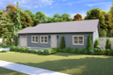 Cottage House Plan - Shelby 61048 - Front Exterior