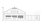 Country House Plan - Pleasant Ridge A 22832 - Rear Exterior