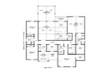 Country House Plan - Center Hill River View 40549 - 1st Floor Plan