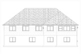 Traditional House Plan - Summerfield 37428 - Rear Exterior