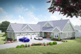 Ranch House Plan - Lake Pointe 73563 - Front Exterior