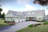 Ranch House Plan - Lake Pointe 73563 - Front Exterior
