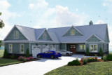 Ranch House Plan - Lake Pointe 73563 - Front Exterior