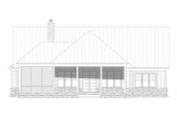 Ranch House Plan - Lake Pointe 73563 - Rear Exterior