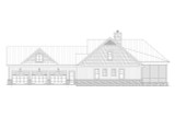 Ranch House Plan - Lake Pointe 73563 - Right Exterior