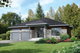 Modern House Plan - 18951 - Front Exterior