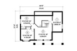 Country House Plan - 88546 - Basement Floor Plan