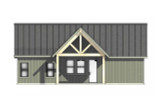 Mountain Rustic House Plan - 76328 - Rear Exterior