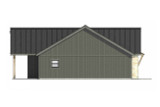 Mountain Rustic House Plan - 76328 - Left Exterior