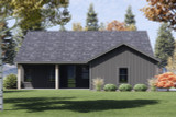 Secondary Image - Mountain Rustic House Plan - 54363 - Rear Exterior