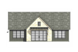 Mountain Rustic House Plan - 54363 - Front Exterior