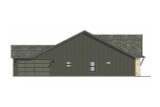 Mountain Rustic House Plan - 54363 - Left Exterior