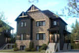 Mountain Rustic House Plan - Herstal 31357 - Front Exterior