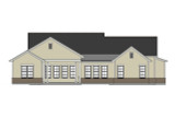 Ranch House Plan - Cherry Blossom Lane 92442 - Rear Exterior