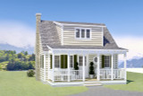 Cottage House Plan - Eureka 53287 - Front Exterior