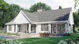 Country House Plan - St Martin 47749 - Rear Exterior