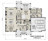 Farmhouse House Plan - Hidden Brook 30576 - 1st Floor Plan