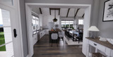 Farmhouse House Plan - Hidden Brook 30576 - Foyer