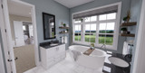 Farmhouse House Plan - Hidden Brook 30576 - Master Bathroom