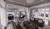 Farmhouse House Plan - Shadow Brook 99907 - Great Room