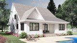 Farmhouse House Plan - Belmont 62778 - Rear Exterior