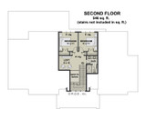 Farmhouse House Plan - Royal Oaks 74988 - 2nd Floor Plan