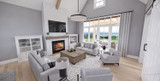 Farmhouse House Plan - Royal Oaks 74988 - Great Room
