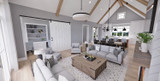 Farmhouse House Plan - Royal Oaks 74988 - Great Room