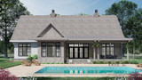 Farmhouse House Plan - St Croix 55102 - Rear Exterior