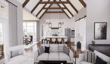 Farmhouse House Plan - St Croix 55102 - Great Room
