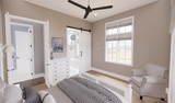 Farmhouse House Plan - St Croix 55102 - Master Bedroom