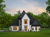 French Country House Plan - Sophia 25280 - Front Exterior