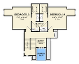 Secondary Image - French Country House Plan - Sophia 25280 - 2nd Floor Plan