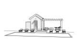Farmhouse House Plan - Ortega 49524 - Front Exterior