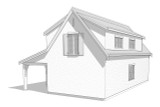 Traditional House Plan - Midway 91835 - Rear Exterior