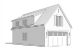 Traditional House Plan - Midway 91835 - Left Exterior