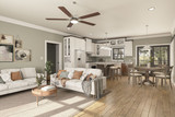 Secondary Image - Farmhouse House Plan - 34862 - Great Room