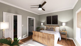 Farmhouse House Plan - 34862 - Master Bedroom