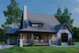 Mountain Rustic House Plan - Appalachian Trails 39060 - Front Exterior