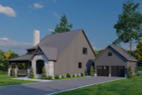 Mountain Rustic House Plan - Appalachian Trails 39060 - Front Exterior
